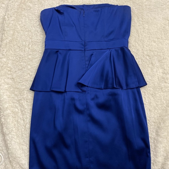 Calvin Klein strapless royal blue dress - Picture 2 of 3